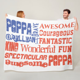 Couverture Polaire Vous êtes un merveilleux nom personnalisé Red Whit