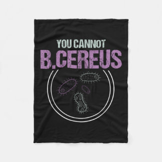 Couverture Polaire Vous ne pouvez pas B.cereus microbiologiste de mic
