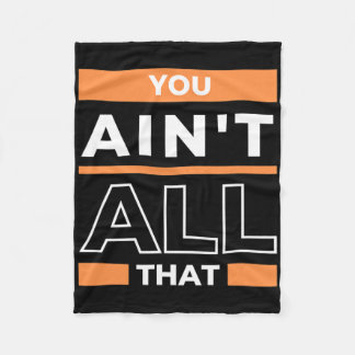 Couverture Polaire Vous n'êtes pas tout ce sport amusant Sketll Trash