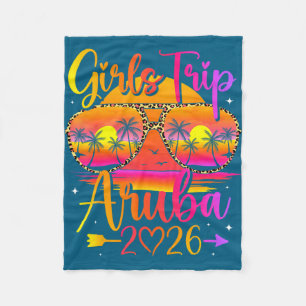 Couverture Polaire Voyage de filles aruba 2026 tropical correspondanc
