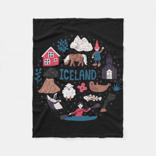 Couverture Polaire Voyage Europe Islande Reykjavik Famille Vacances S