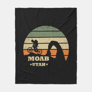 Couverture Polaire Vtt Moab - Vélo tout terrain dans l'Utah