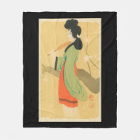 Vue d'une femme japonaise dans ParisParis, France