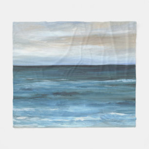 Couverture Polaire Vue mer 266 bleu océan
