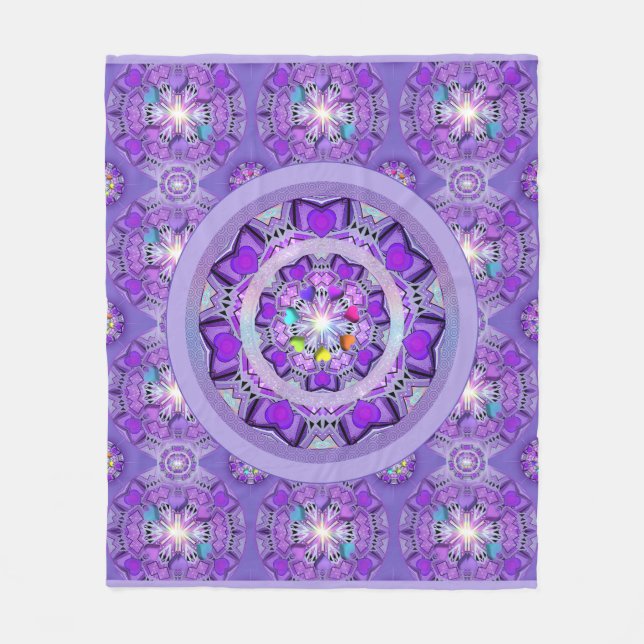 Couverture Polaire W2 pourpre (Devant)