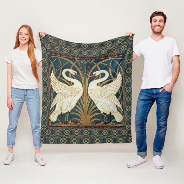 Couverture Polaire Walter Crane Swan (En situation)
