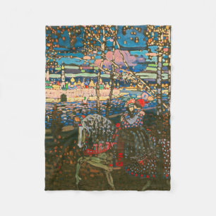 Couverture Polaire Wassily Kandinsky Le Couple à Cheval Art Russe