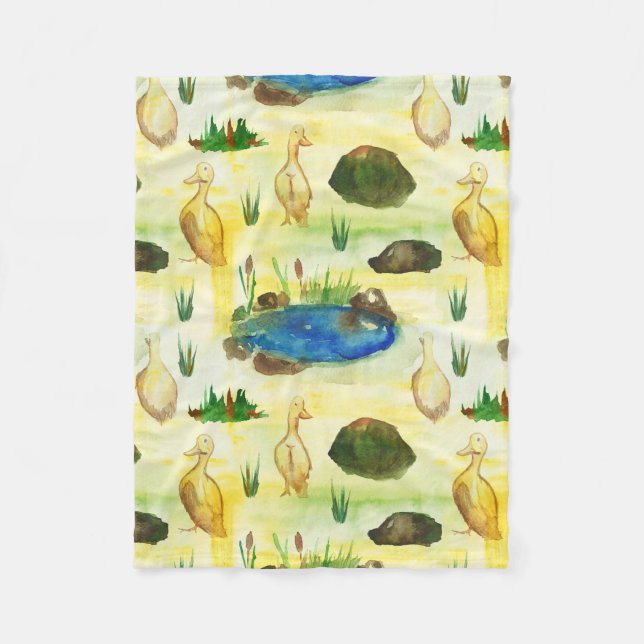Couverture Polaire Watercolor (Devant)