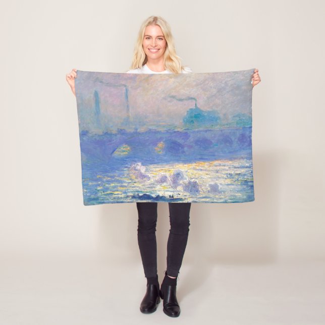 Couverture Polaire Waterloo Bridge (Londres), Monet (En situation)