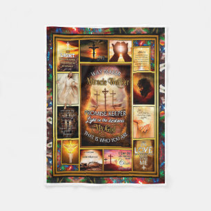 Couverture Polaire Way Maker Miracle Worker Mon Dieu