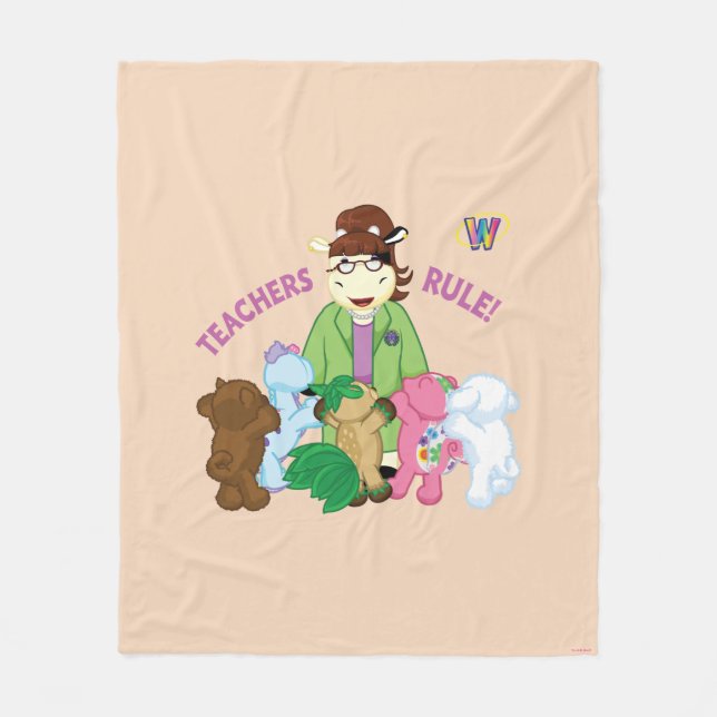 Couverture Polaire Webkinz : Règle de professeurs ! (Devant)