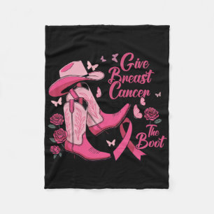 Couverture Polaire Western Cowgirl Donner Le Cancer Du Sein L'Acteur