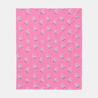Couverture Polaire Westie Princess KiniArt Fleece Blanket