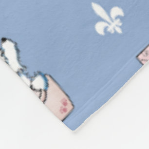 Couverture Polaire Westies Voyage Français KiniArt Fleece Blanket