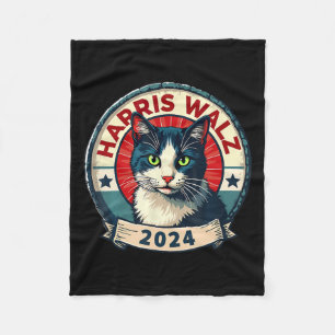 Couverture Polaire Wheimer 2024 Funny Cat Election Kamala Harris Tim