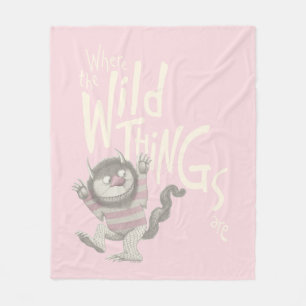 Couverture Polaire Where the Wild Things Are Citation - Rose