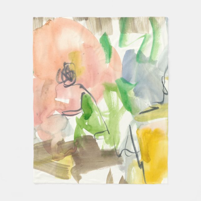 Couverture Polaire Whimsy dans le jardin II (Devant)