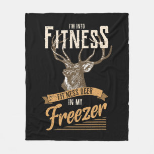 Couverture Polaire Whitetail Buck Fun Deer Chasse Saison Je suis dans
