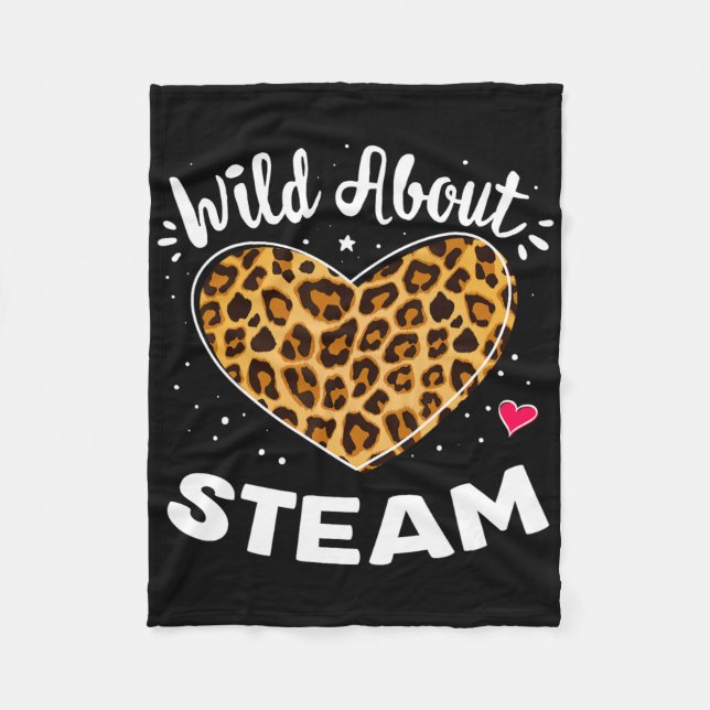 Couverture Polaire Wild About Steam Leopard Squad Stem Byck To School (Devant)