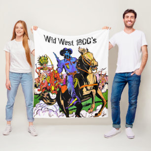 Couverture Polaire Wild West 1800