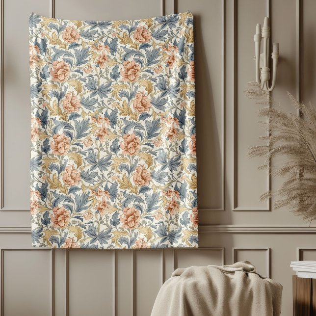 Couverture Polaire William Morris Classic Motifs Floraux (Timeless William Morris Classic Floral Patterns Fleece Blanket)
