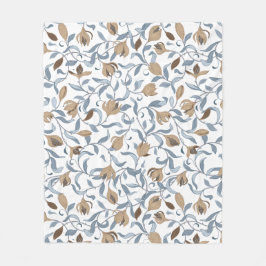 Couverture Polaire William Morris Inspiré White Fleece