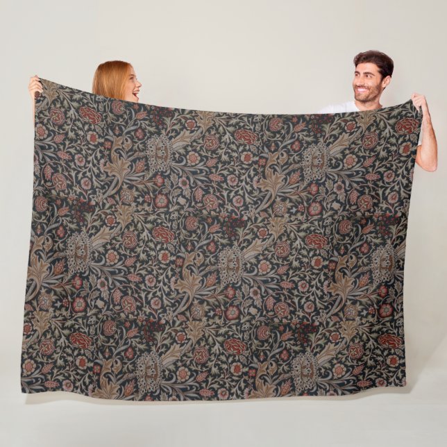 Couverture Polaire William Morris Motif décoratif (En situation)