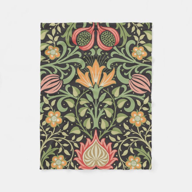 Couverture Polaire William Morris Persian Floral Antique (Devant)