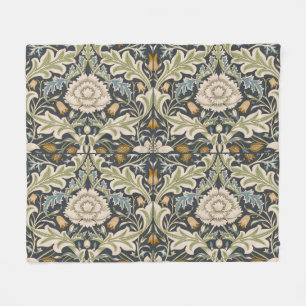 Couverture Polaire William Morris Severn Motif floral classique