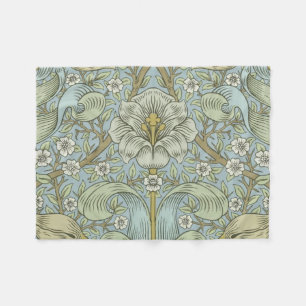 Couverture Polaire William Morris Spring Motif classique épais