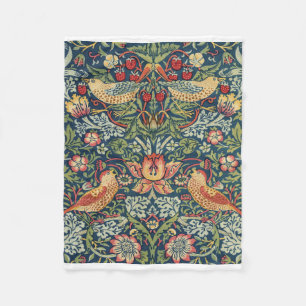 Couverture Polaire William Morris Strawberry Thief Version restaurée