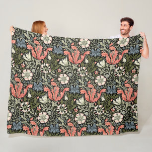 Couverture Polaire William Morris Vintage Compton modèle floral