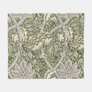 Couverture Polaire william morris windrush fleurs florales classique