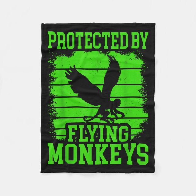 Couverture Polaire Witch Get My Flying Monkeys  (Devant)