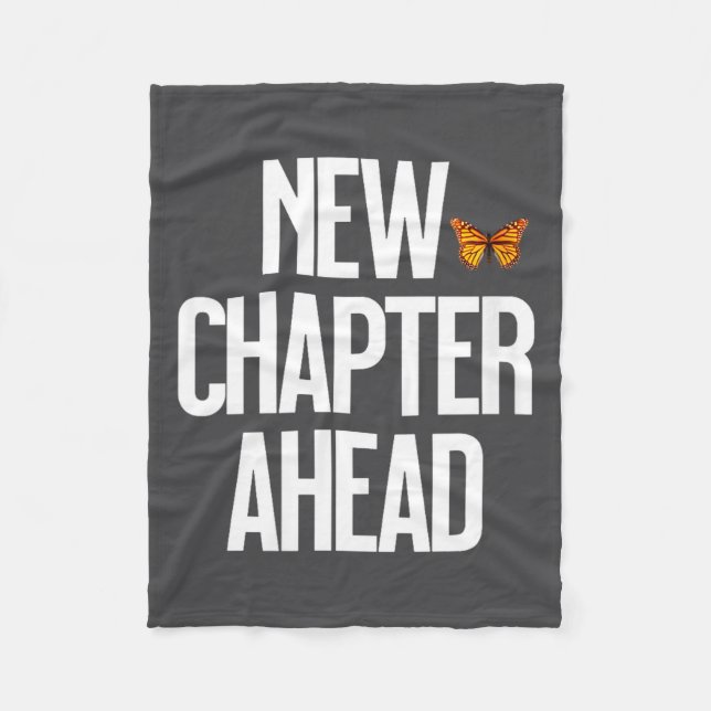 Couverture Polaire Women's New Chapter Ahead Monarch Butterfly New Be (Devant)