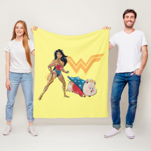 Couverture Polaire Wonder Woman & PB