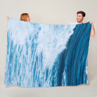Couverture Polaire Wonderful Sea Waves Meilleur cadeau pour les amour