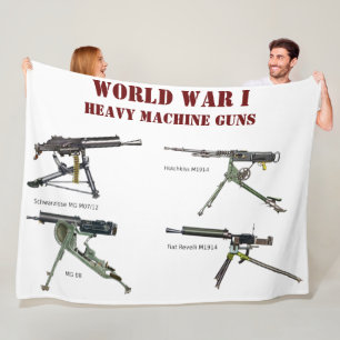 COUVERTURE POLAIRE WW I HEAVY MACHINE GUNS