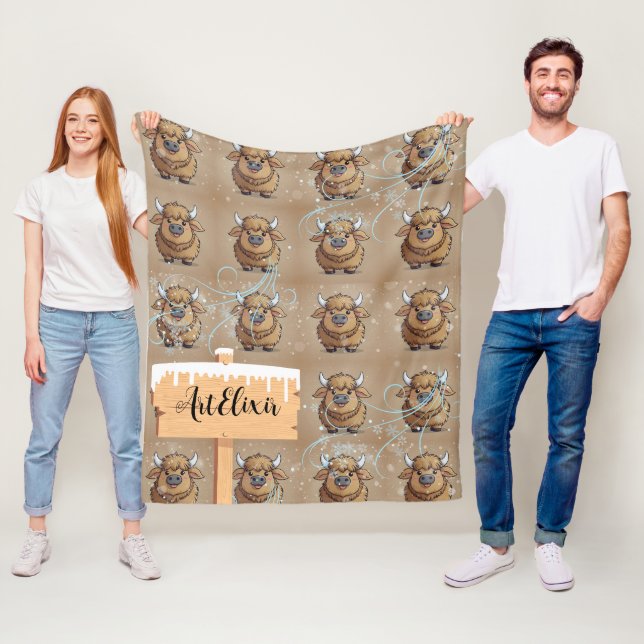 Couverture Polaire Yak Winter Breeze (En situation)