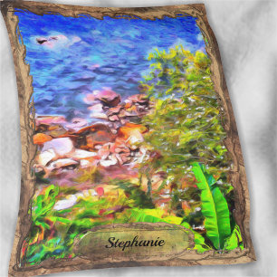 Couverture Polaire Yelapa Pittoresque Path View 0819