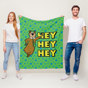 Couverture Polaire Yogi Bear Hey Hey Hey