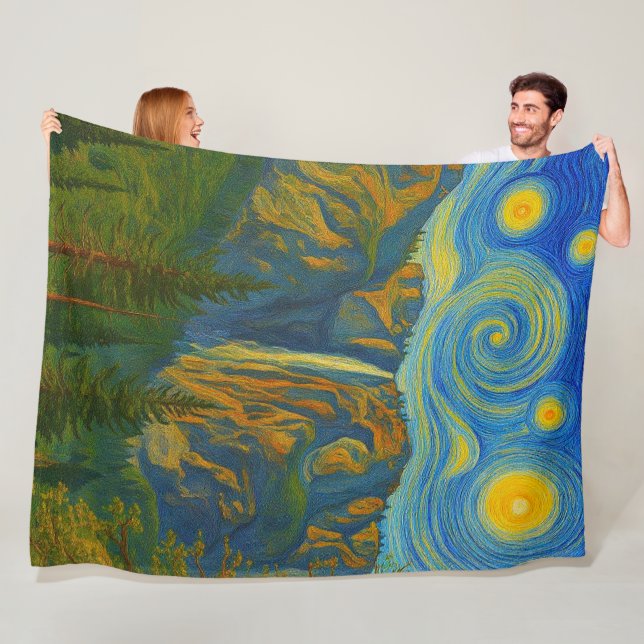 Couverture Polaire Yosemite Valley Yosemite National Park ala van Gog (En situation)