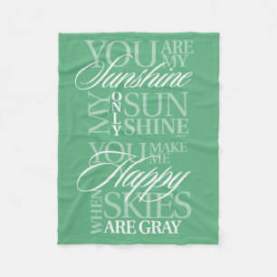 Couverture Polaire You Are My Sunshine