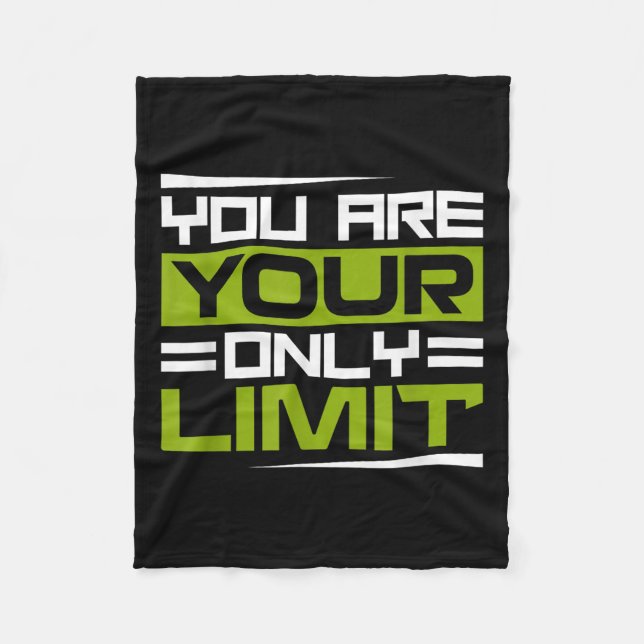 Couverture Polaire You Are Your Only Limit, Insration And Motivation  (Devant)
