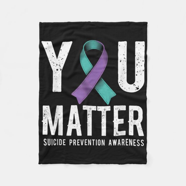 Couverture Polaire You Suicide Prevention Awareness  (Devant)