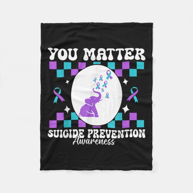 Couverture Polaire You Suicide Prevention Awareness Women  (Devant)