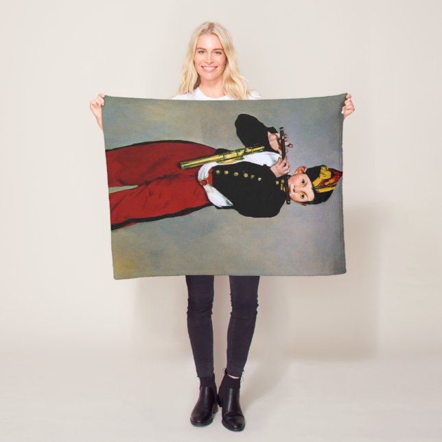 Couverture Polaire Young Flutist, The Fifer, Edouard Manet, 1866 (En situation)