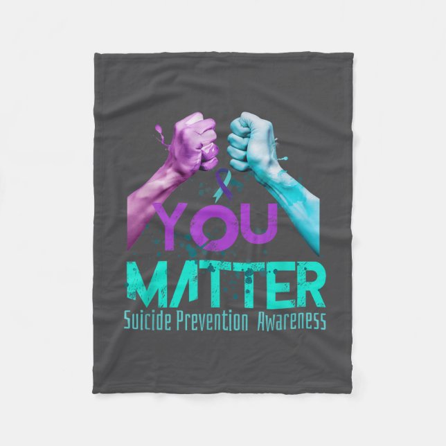 Couverture Polaire Your Life Choose To Keep On Going Suicide Preventi (Devant)