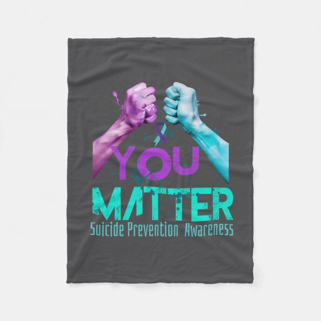 Couverture Polaire Your Life Choose To Keep On Going Suicide Preventi (Devant)