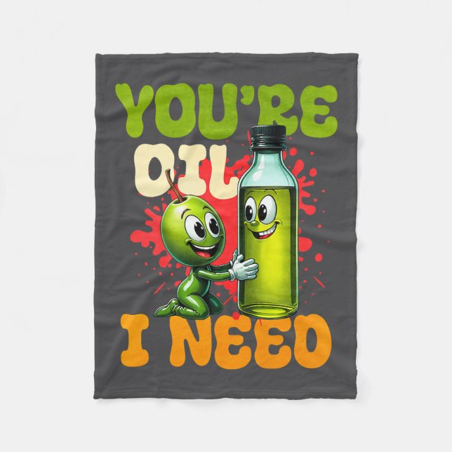 Couverture Polaire Youre Oil I Need Premium  (Devant)